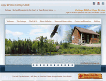 Tablet Screenshot of capebretoncottage.com